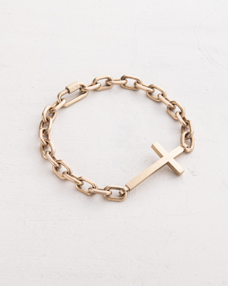 Браслет STRENGTH OF FAITH (жовте золото) 5