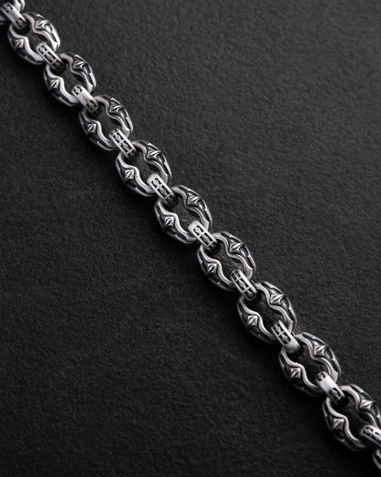 Срібний браслет INITIUM ET FINIS 2