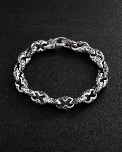 Серебряный браслет VALOR 4