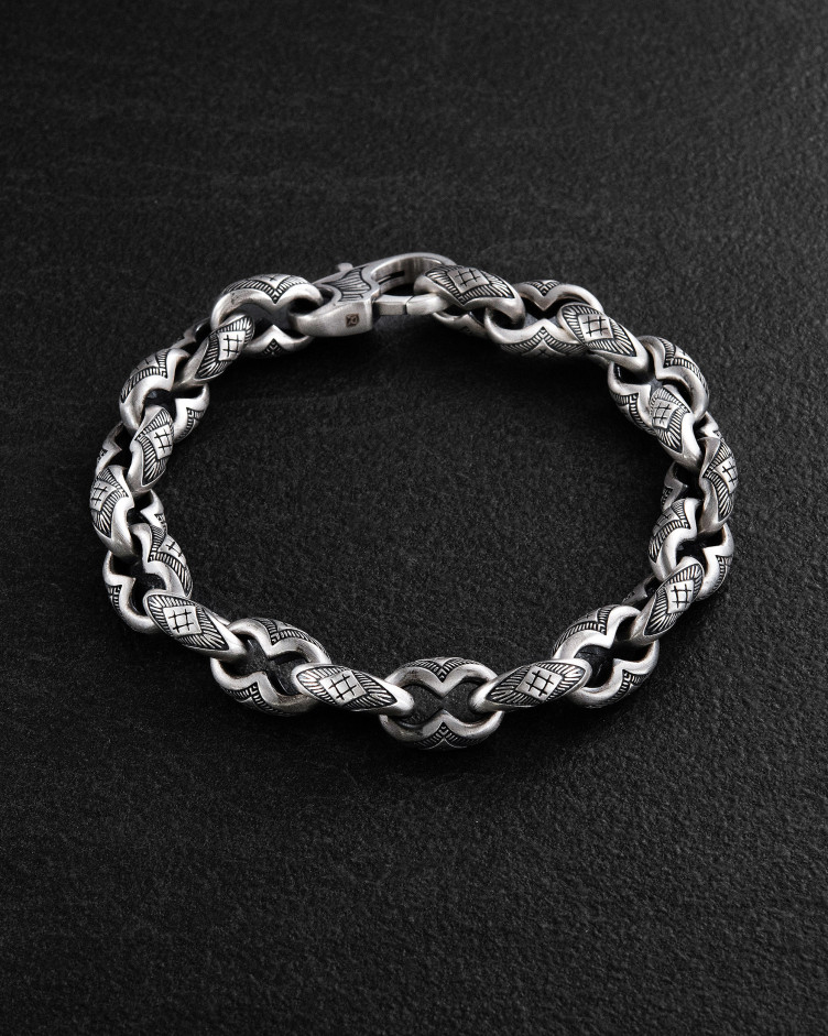 Серебряный браслет VALOR 4