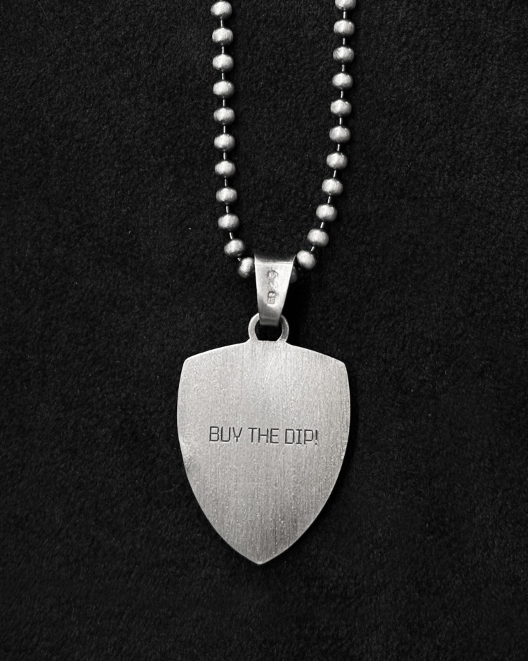 Серебряный кулон BUY THE DIP