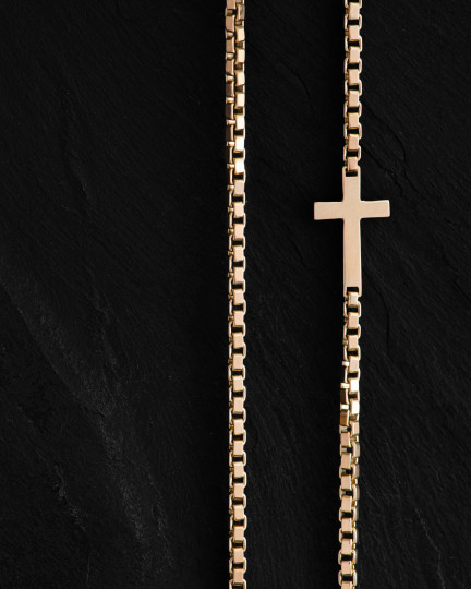 Ланцюжок CROSS (жовте золото) / Ланцюжки + 2