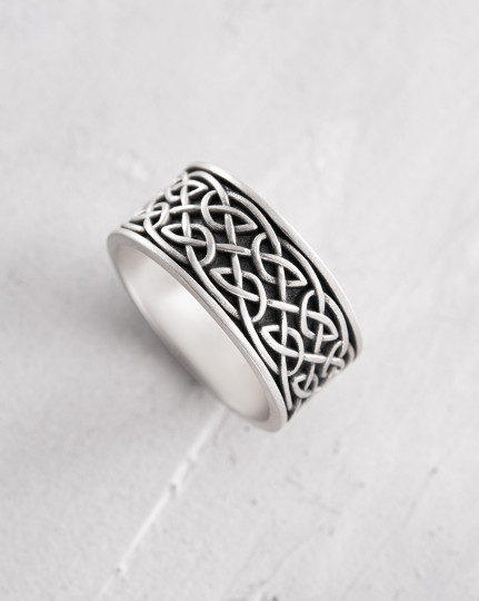 Срібний перстень КЕЛЬТСЬКИЙ ВУЗОЛ / Персні + 3