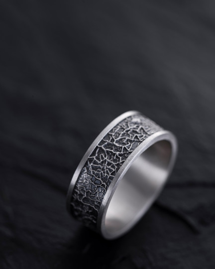 Серебряное кольцо ASTEROID / Кольца + 3