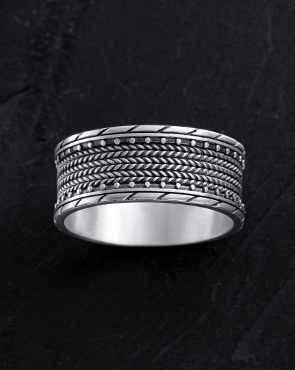 Серебряное кольцо TEXTURED / Кольца