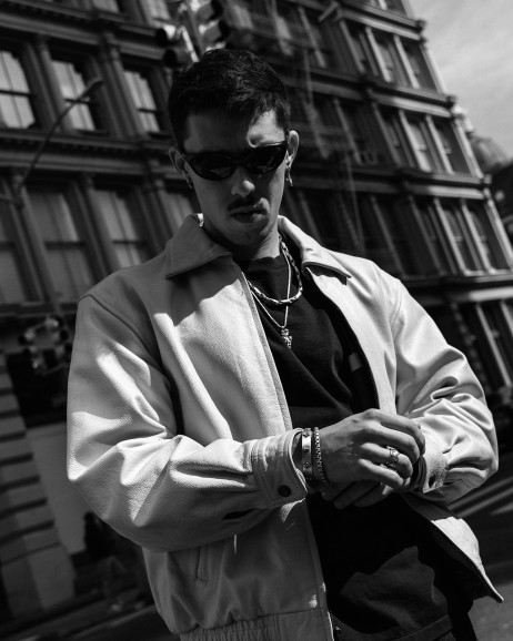 Silver ring JAPANESE CARP KOI AND WAVE 11