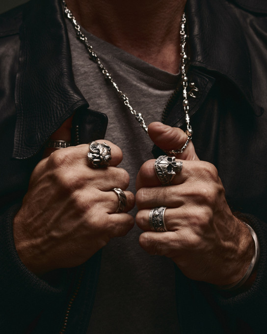 Серебряное кольцо SEA SKULL / Кольца + 9