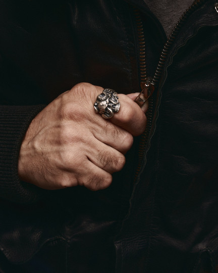 Серебряное кольцо SEA SKULL / Кольца