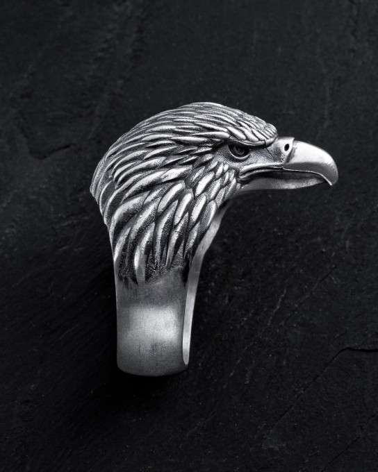Срібний перстень EAGLE / Персні