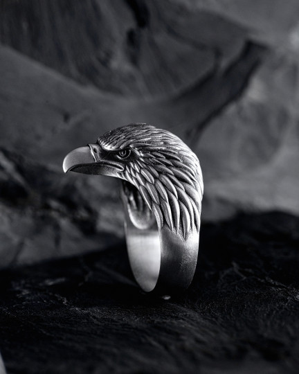 Серебряное кольцо EAGLE / Кольца + 3