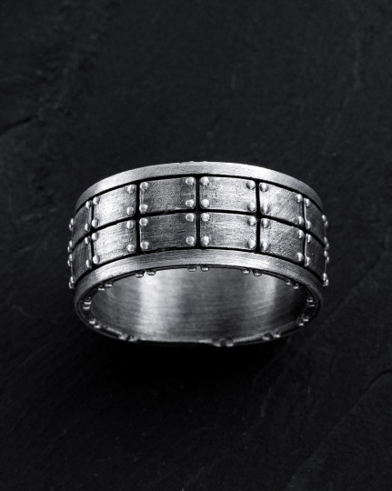 Серебряное кольцо SHIELD / Кольца