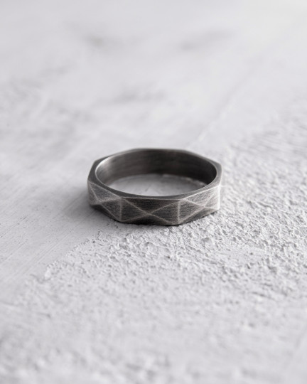 Серебряное кольцо HÖRN / Кольца + 4