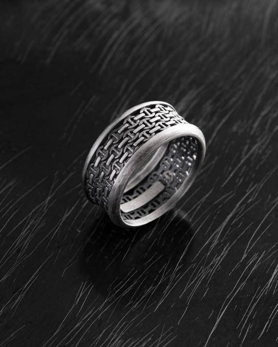 Серебряное кольцо HEPHAESTUS / Кольца + 10