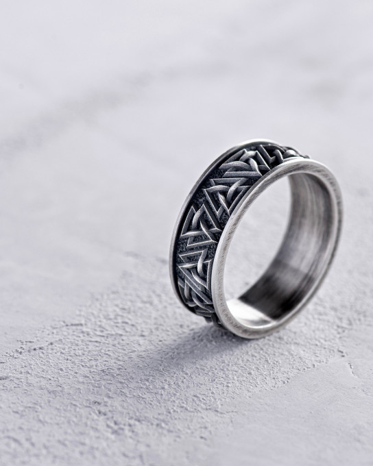 Срібний перстень VALKNUT / Персні + 9