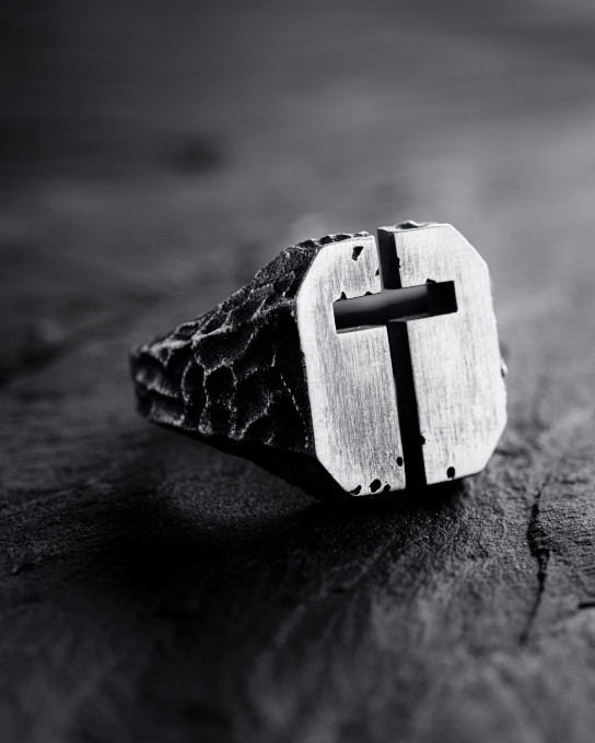 Срібний перстень URBAN CROSS / Персні + 9