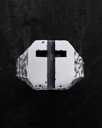 Срібний перстень URBAN CROSS / Персні