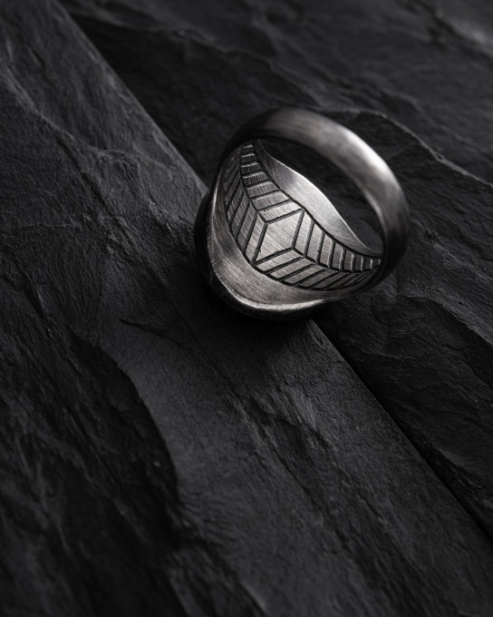 Серебряное кольцо COMPASS. POLAR STAR / Кольца + 7