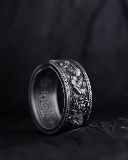 Серебряное кольцо IMPERO ROMANO / Кольца + 4