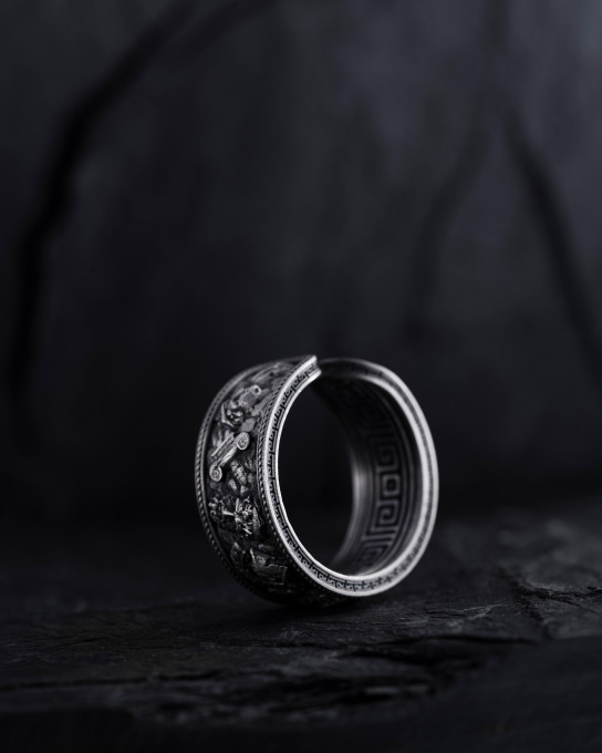 Серебряное кольцо IMPERO ROMANO / Кольца + 7