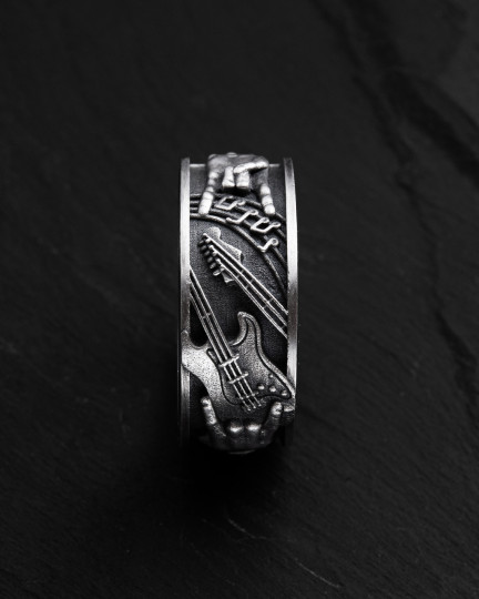 Серебряное кольцо ROCK 'N' ROLL / Кольца