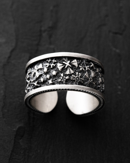 Серебряное кольцо MALTESE CROSS / Кольца