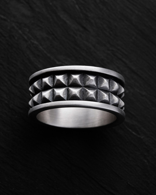 Серебряное кольцо STRUCHTUR / Кольца + 3