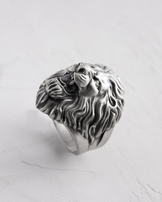 Серебряное кольцо THE LION KING / Кольца + 7