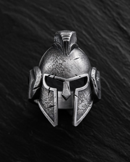 Серебряное кольцо SPARTAN HELMET / Кольца