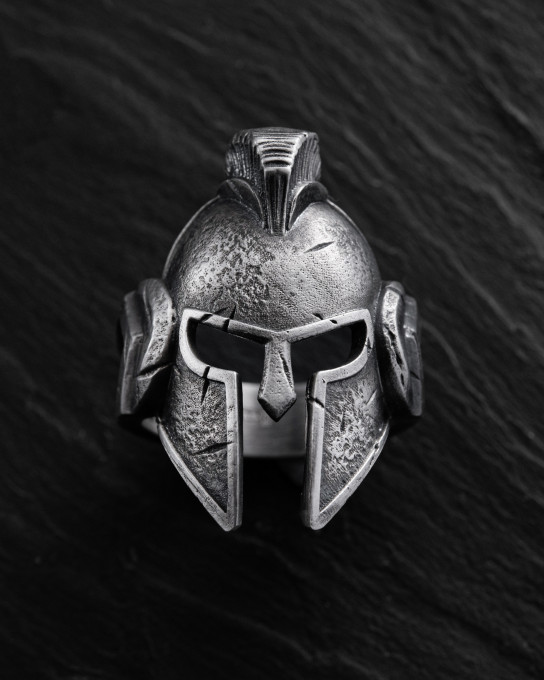 Серебряное кольцо SPARTAN HELMET / Кольца