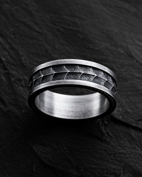 Серебряное кольцо DRACHENKRAFT