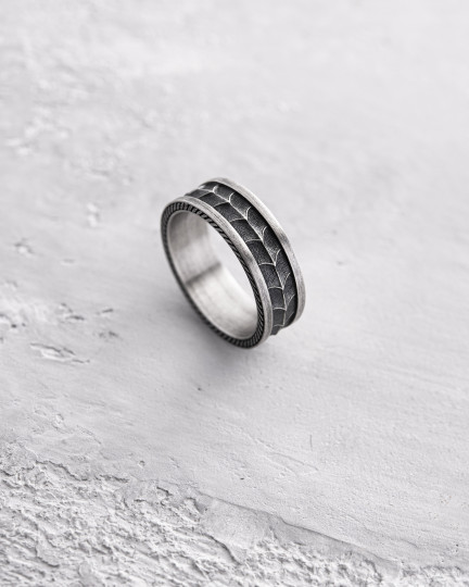 Серебряное кольцо DRACHENKRAFT / Кольца + 4