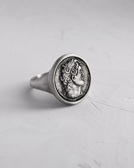Серебряное кольцо GAIUS IULIUS CAESAR / Кольца + 4