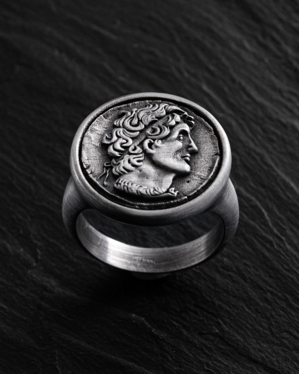 Серебряное кольцо GAIUS IULIUS CAESAR / Кольца + 3