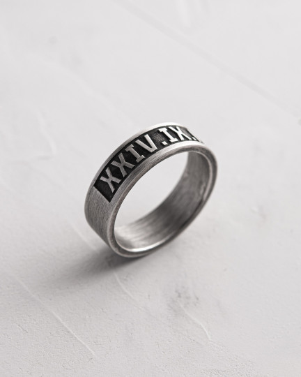 Серебряное кольцо DATEN / Кольца + 3