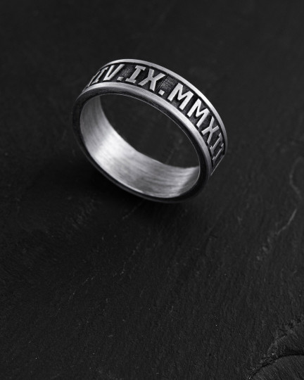 Серебряное кольцо DATEN / Кольца + 2