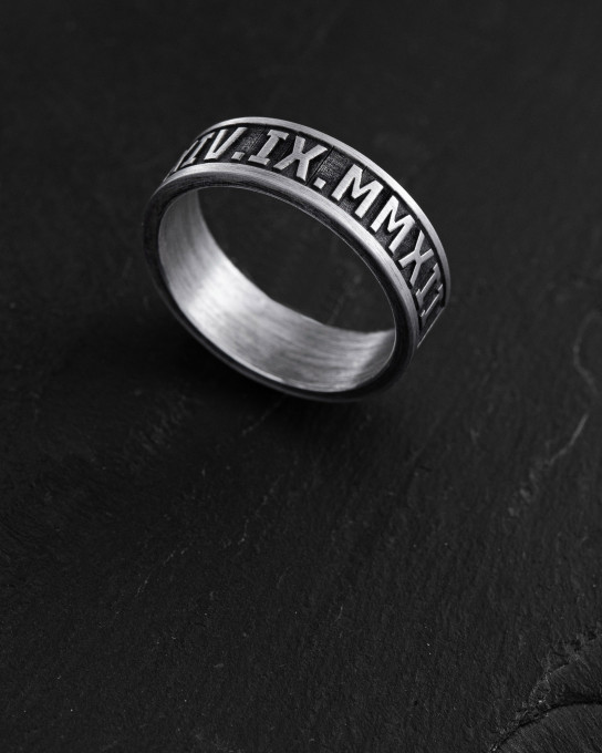 Серебряное кольцо DATEN / Кольца + 2