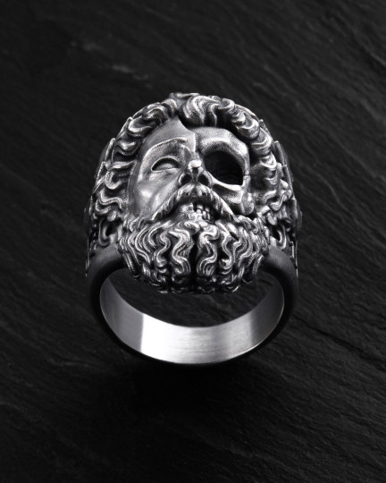 Серебряное кольцо ZEUS. MEMENTO MORI / Кольца + 3