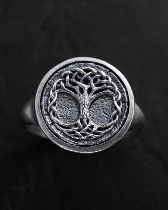 Срібний перстень YGGDRASIL TREE OF LIFE / Персні