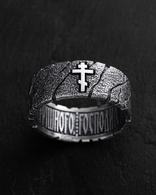 Серебряное кольцо HAVE MЕRCY ON ME / Кольца