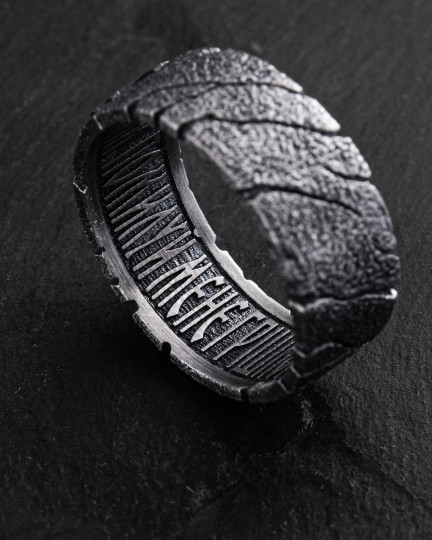 Серебряное кольцо HAVE MЕRCY ON ME / Кольца + 3