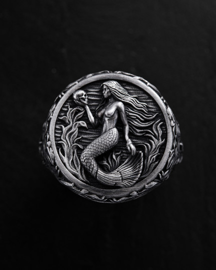 Срібний перстень SIREN / Персні