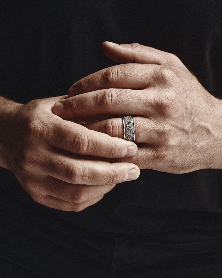 Silver ring SAINT MICHAEL 4