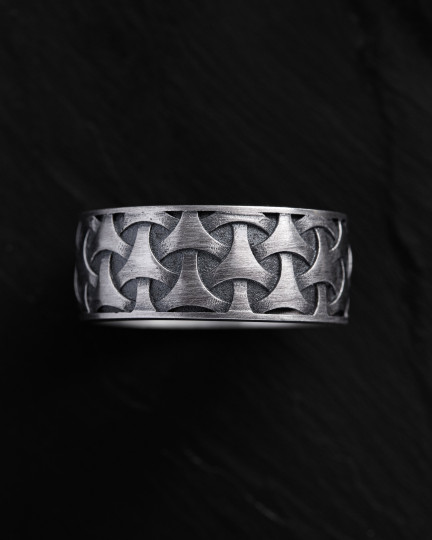 Серебряное кольцо DEJAVU / Кольца + 2
