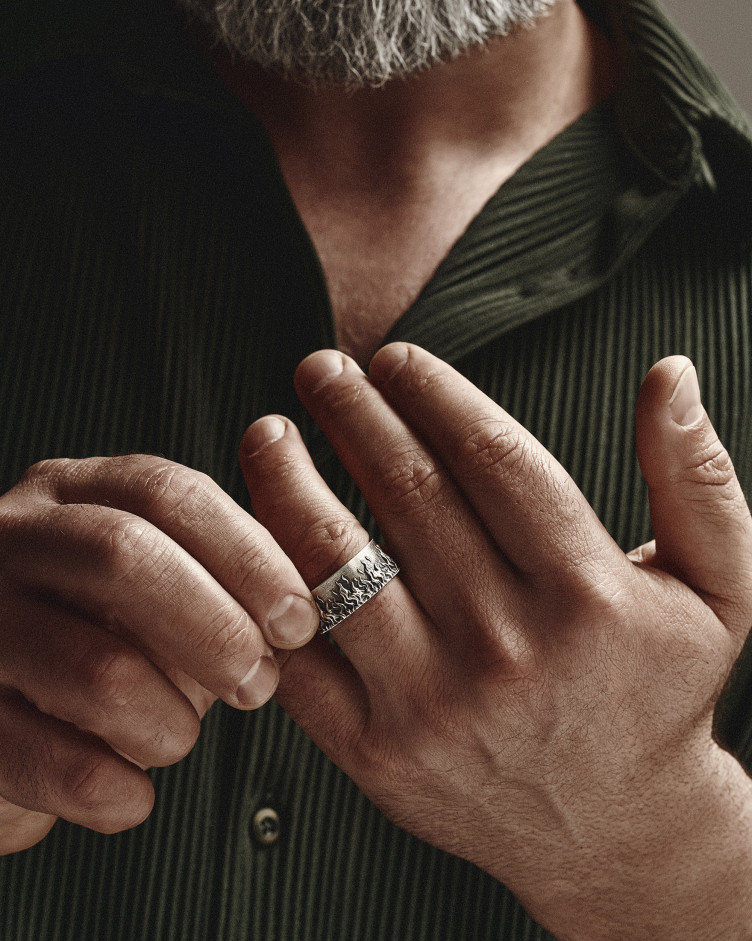 Silver ring BRENNEN 2