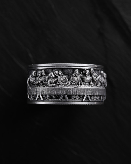 Срібний перстень THE LAST SUPPER (Leonardo) 2
