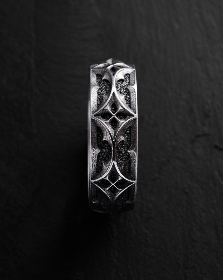 Серебряное кольцо ANCIEN 2