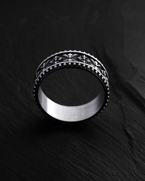 Серебряное кольцо CELTIC KNIGHT PATTERN 10