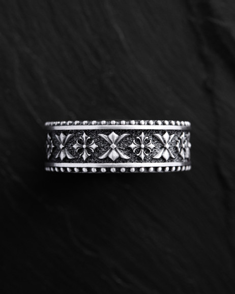 Серебряное кольцо CELTIC KNIGHT PATTERN 11