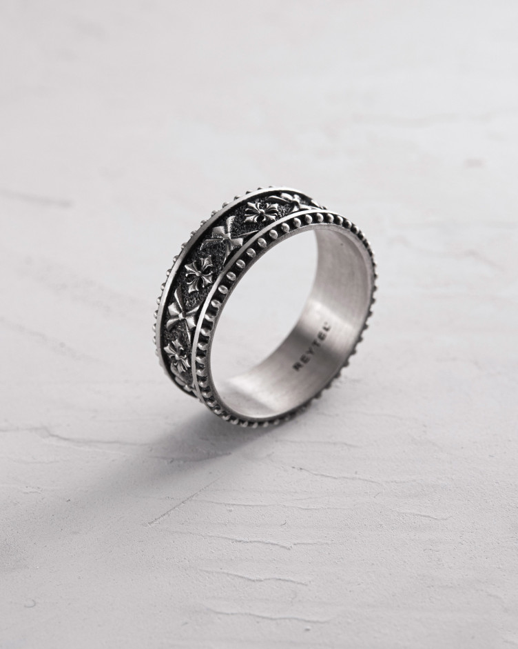 Серебряное кольцо CELTIC KNIGHT PATTERN 13