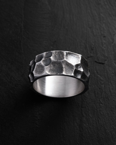Срібний перстень CARVER